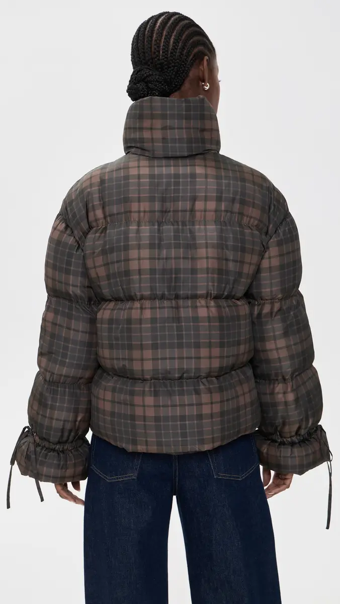 Moon River Plaid Puffer Jacket | Thumbnail 3 Moon River Plaid Puffer Jacket | Thumbnail 3
