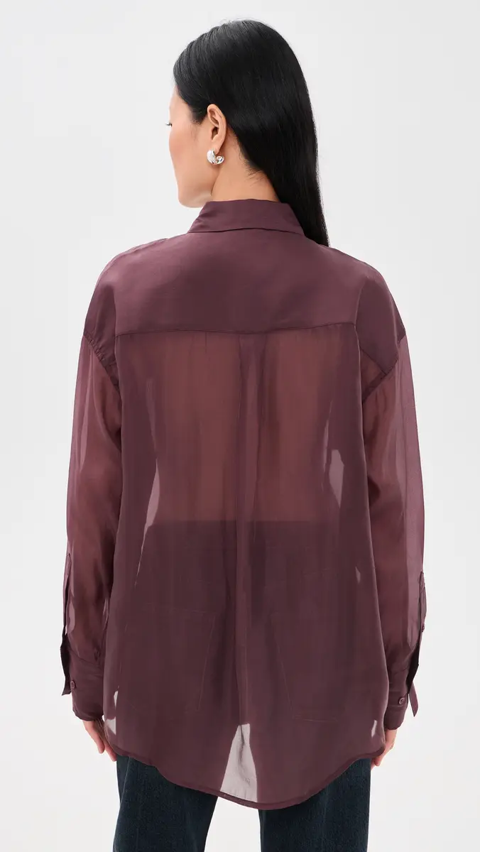 Joe's Jeans The Organza Boyfriend Shirt | Thumbnail 3 Joe's Jeans The Organza Boyfriend Shirt | Thumbnail 3