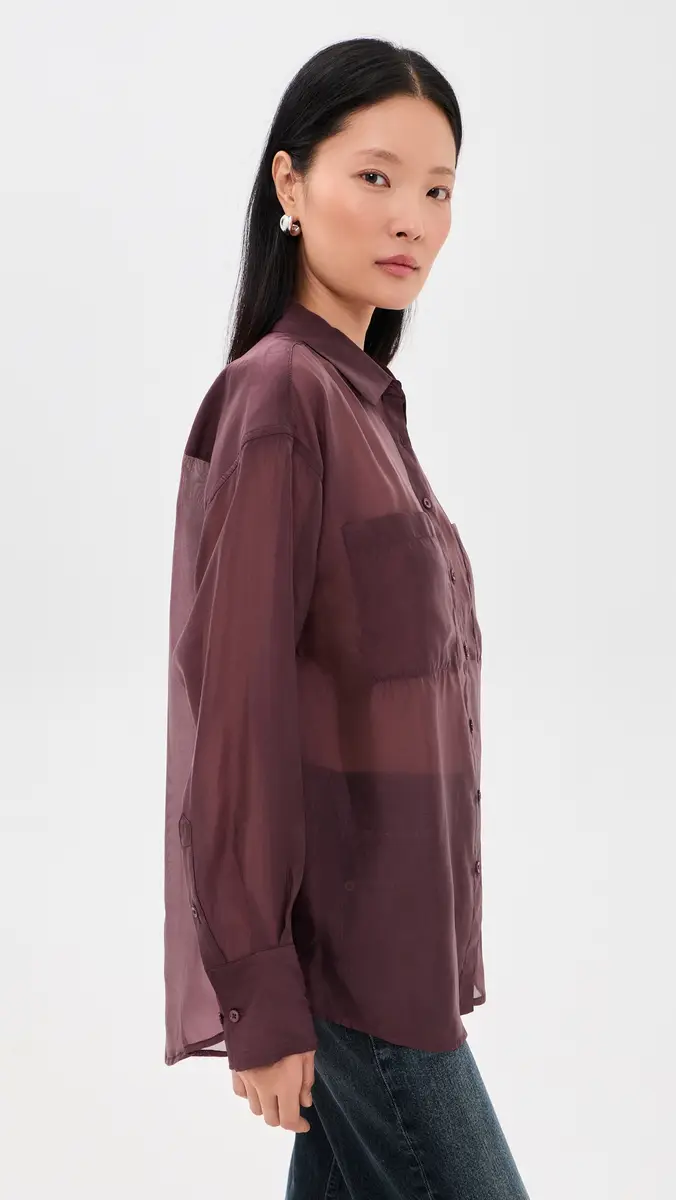 Joe's Jeans The Organza Boyfriend Shirt | Thumbnail 4 Joe's Jeans The Organza Boyfriend Shirt | Thumbnail 4