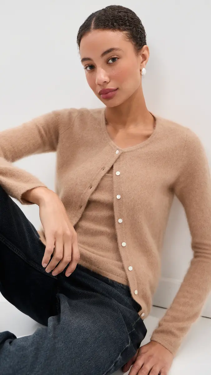 LE BOP Sofia Cashmere Twinset Cardigan | Thumbnail 2 LE BOP Sofia Cashmere Twinset Cardigan | Thumbnail 2