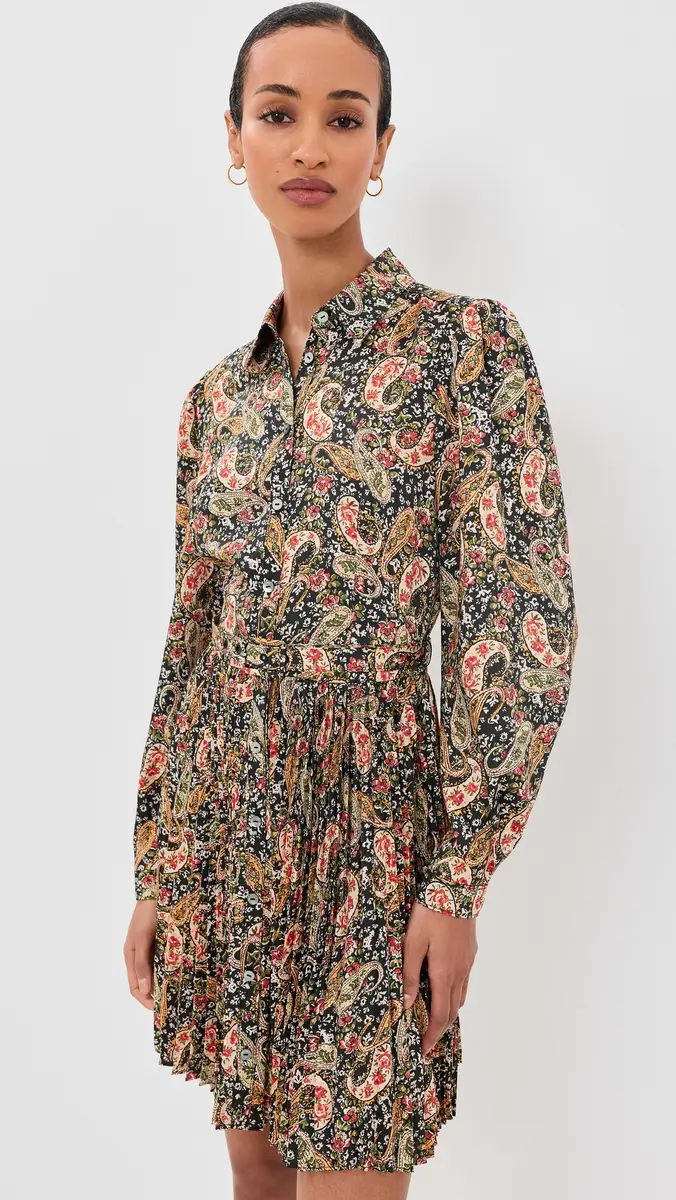 Cinq à Sept Rose Paisley Reynolds Dress | Thumbnail 2 Cinq à Sept Rose Paisley Reynolds Dress | Thumbnail 2