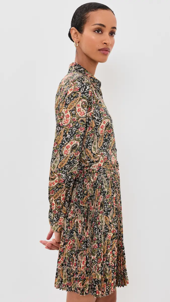 Cinq à Sept Rose Paisley Reynolds Dress | Thumbnail 4 Cinq à Sept Rose Paisley Reynolds Dress | Thumbnail 4