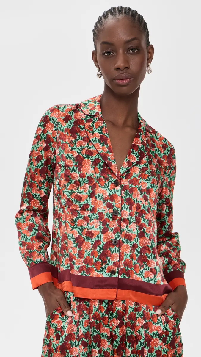 HUNTER BELL Roxy Silk Top | Thumbnail 2 HUNTER BELL Roxy Silk Top | Thumbnail 2