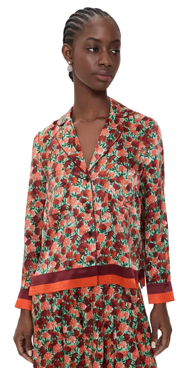 HUNTER BELL Roxy Silk Top