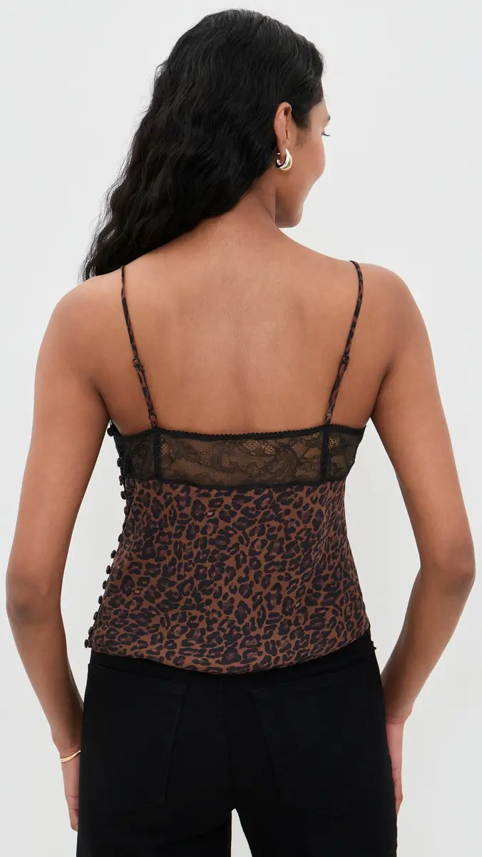 Frame The Lace Delphine Silk Camisole | Thumbnail 3