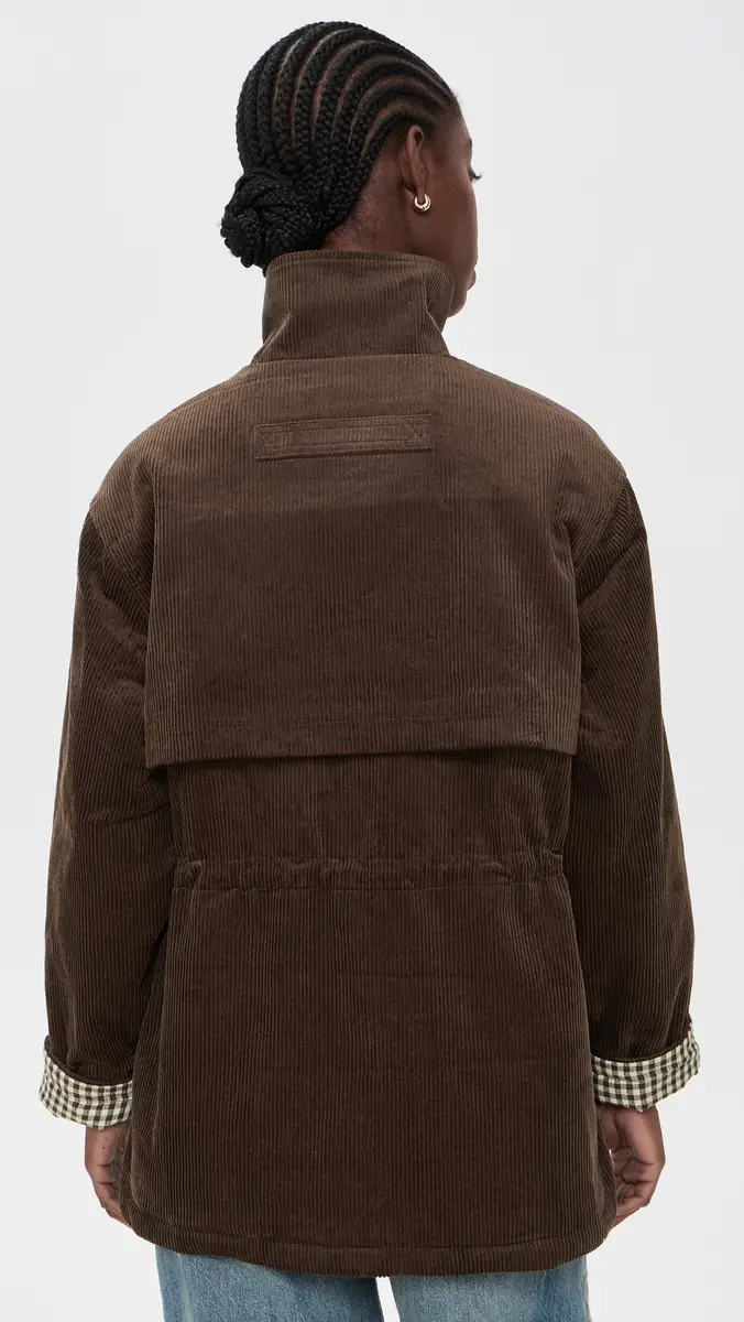 House of Sunny Corduroy Funnel Neck Jacket | Thumbnail 3