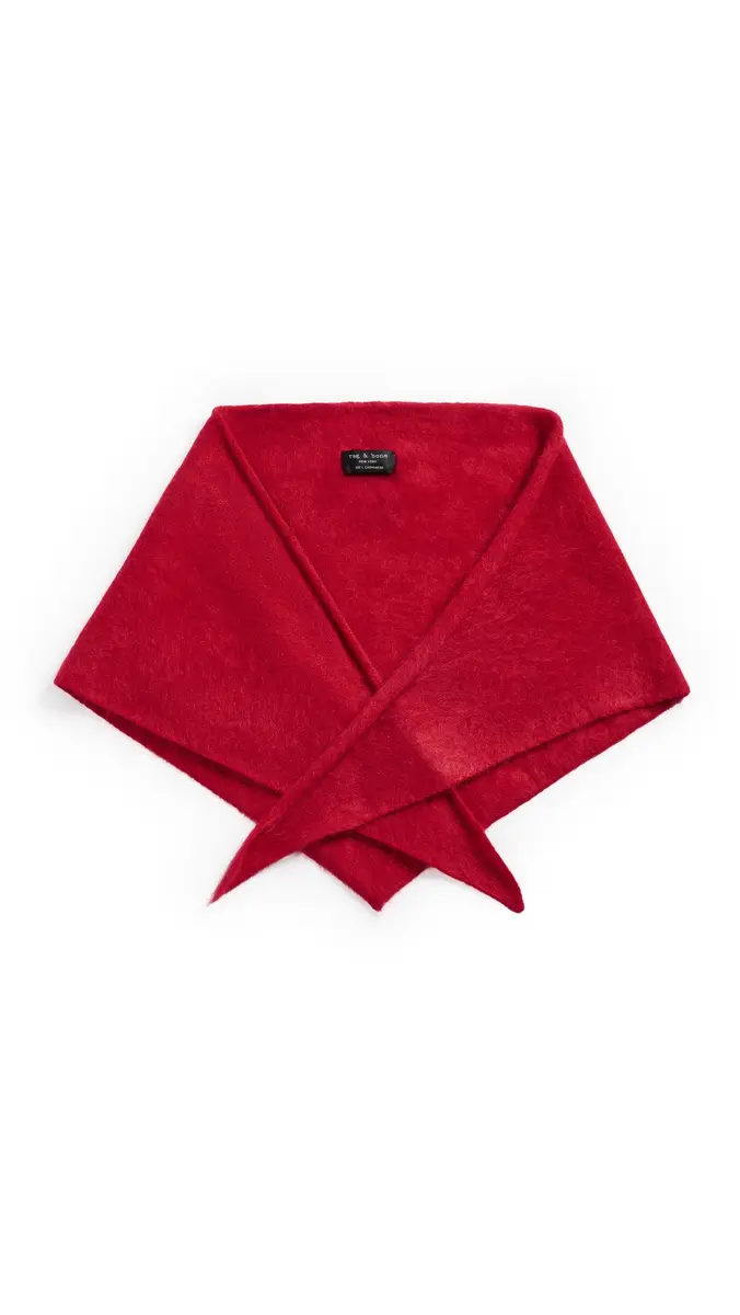 rag & bone Jada Brushed Cashmere Bandana Scarf | Thumbnail 6 rag & bone Jada Brushed Cashmere Bandana Scarf | Thumbnail 6