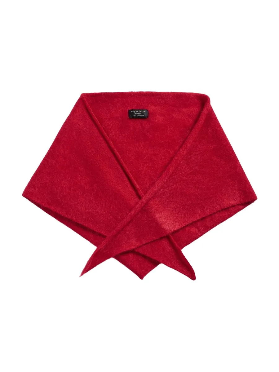 Jada Brushed Cashmere Bandana Scarf Jada Brushed Cashmere Bandana Scarf