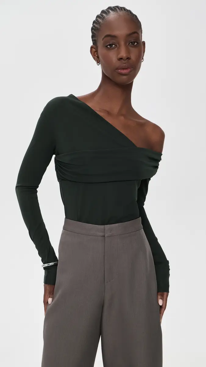 MEIMEIJ Asymmetrical Neckline Top | Thumbnail 2 MEIMEIJ Asymmetrical Neckline Top | Thumbnail 2