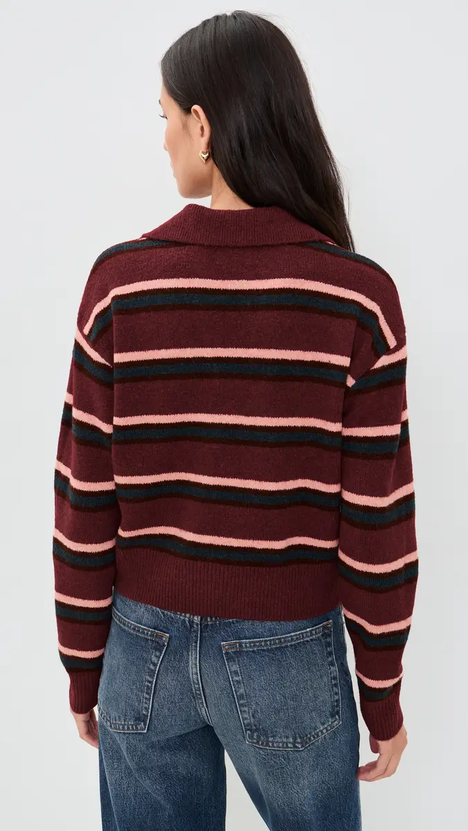 DAZE Lyric Collared Pullover Sweater | Thumbnail 3