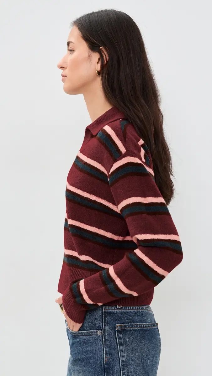 DAZE Lyric Collared Pullover Sweater | Thumbnail 4