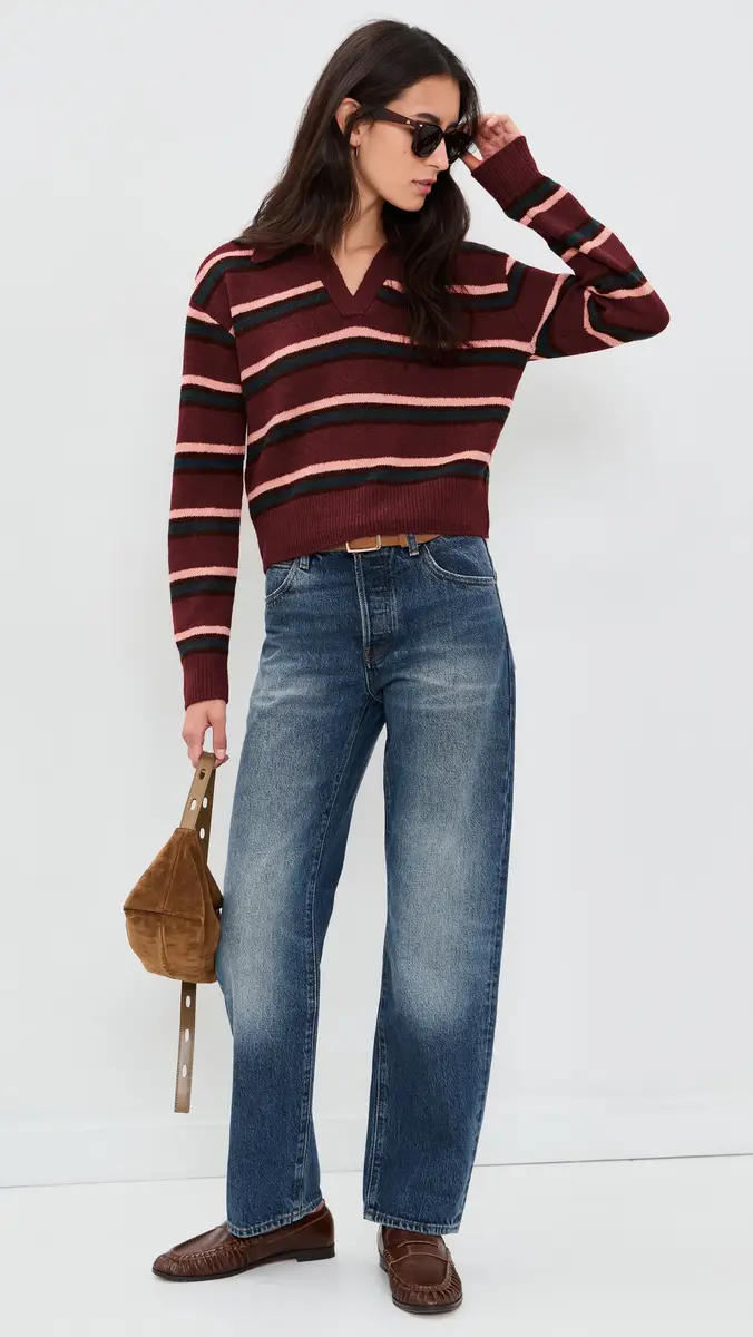 DAZE Lyric Collared Pullover Sweater | Thumbnail 5
