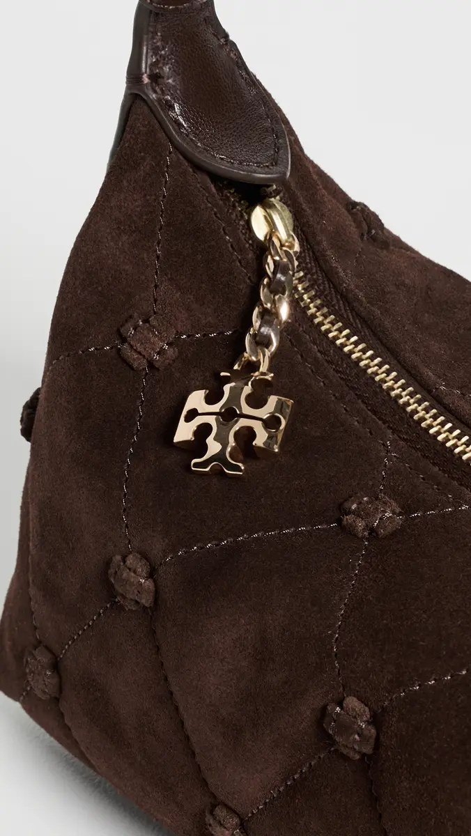 Tory Burch Bunny Knot Suede Shoulder Bag | Thumbnail 5