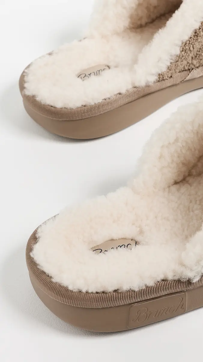 Brunch Essential Shearling Slippers | Thumbnail 4 Brunch Essential Shearling Slippers | Thumbnail 4