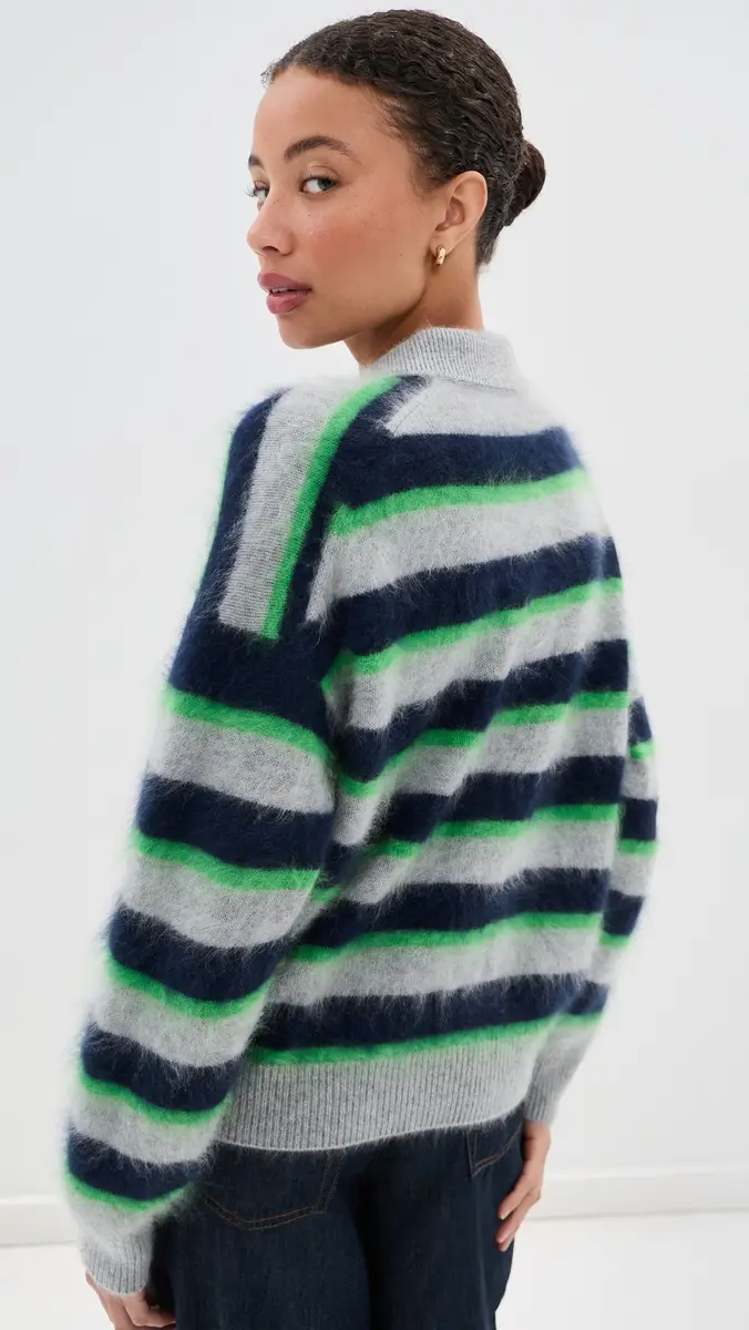 LE BOP Kellie Polo Cashmere Sweater | Thumbnail 3 LE BOP Kellie Polo Cashmere Sweater | Thumbnail 3