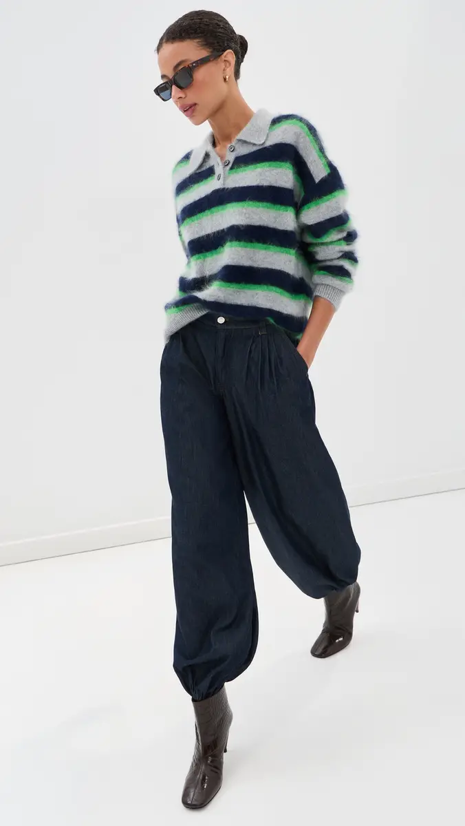 LE BOP Kellie Polo Cashmere Sweater | Thumbnail 5 LE BOP Kellie Polo Cashmere Sweater | Thumbnail 5