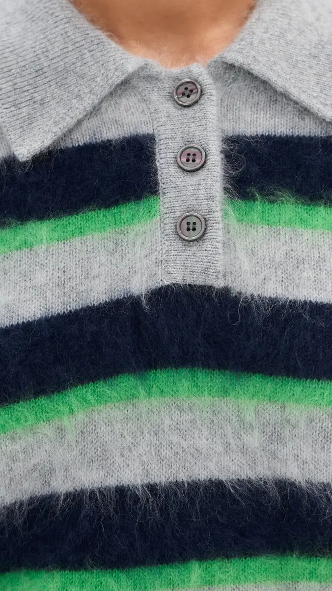 LE BOP Kellie Polo Cashmere Sweater | Thumbnail 6 LE BOP Kellie Polo Cashmere Sweater | Thumbnail 6
