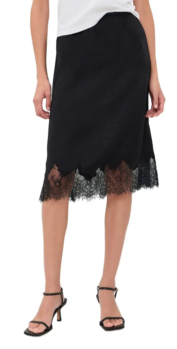 Citizens of Humanity Lace Trimmed Skirt