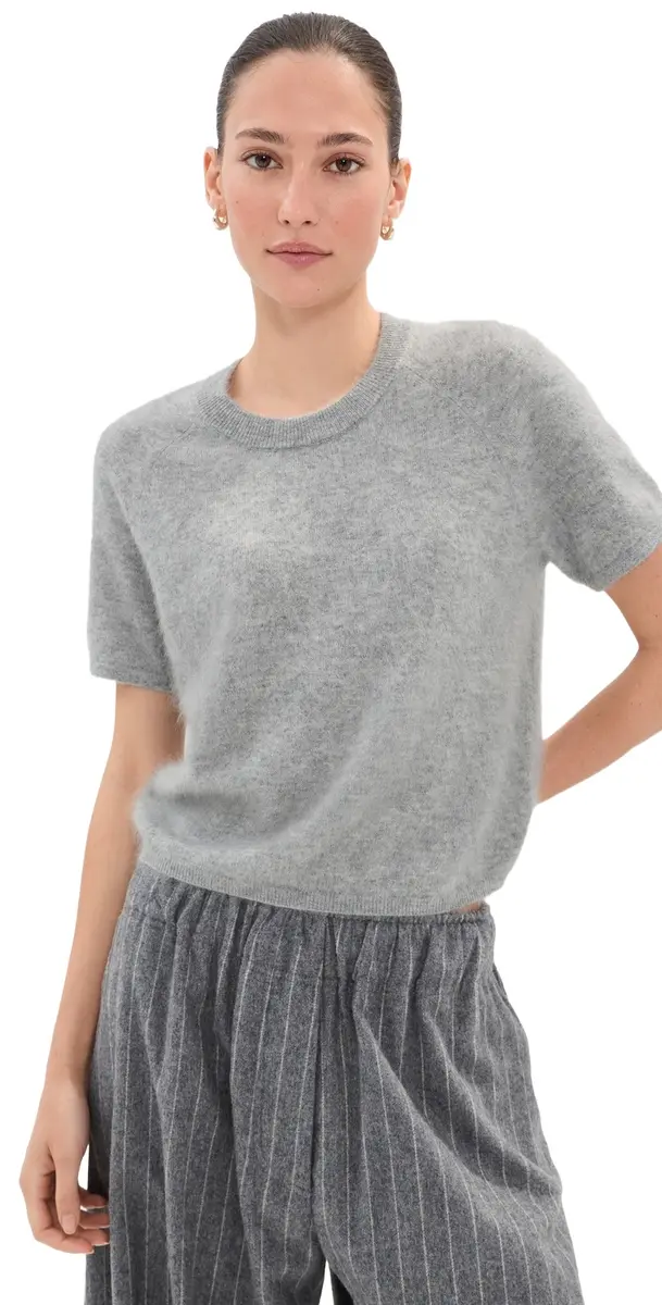 Rosa Short Sleeve Cashmere Sweater