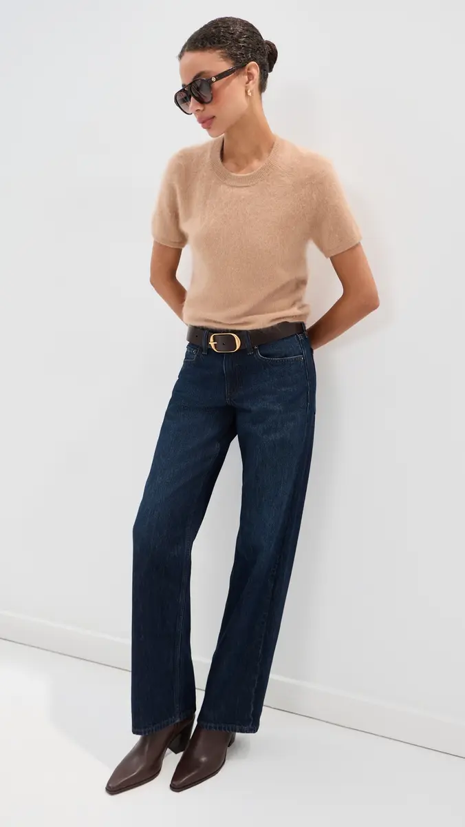 LE BOP Rosa Short Sleeve Cashmere Sweater | Thumbnail 5