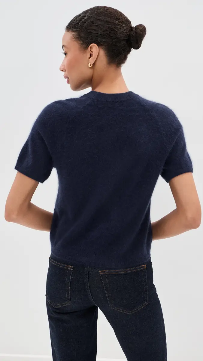 LE BOP Rosa Short Sleeve Cashmere Sweater | Thumbnail 3