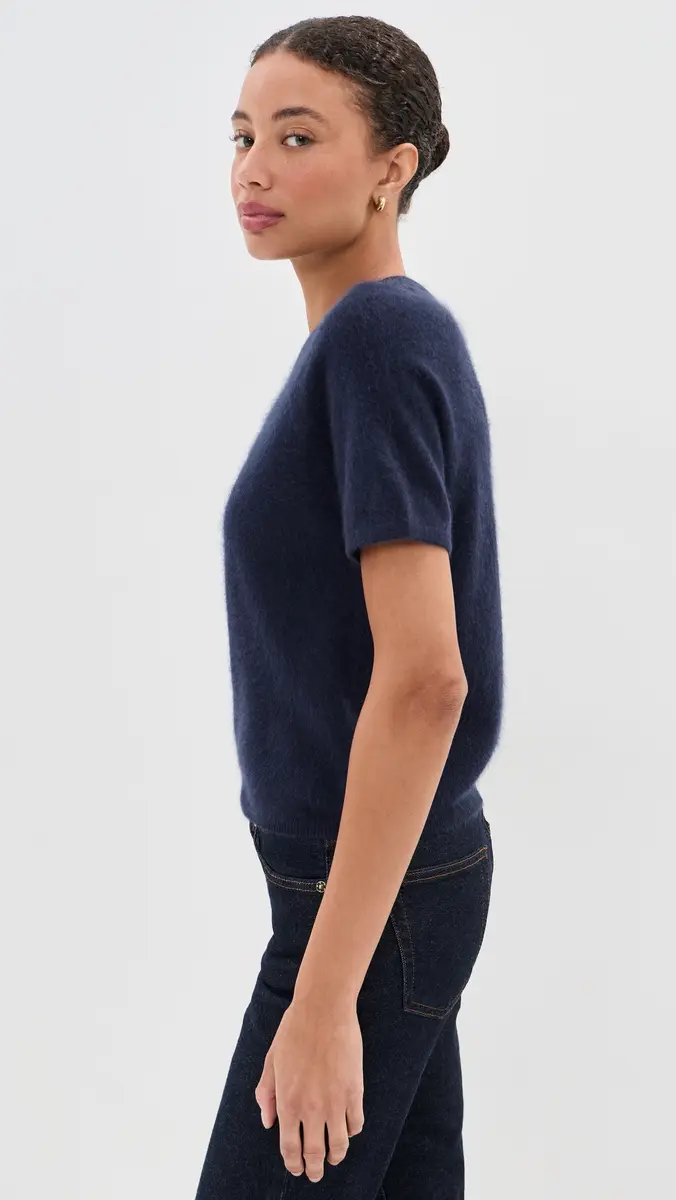 LE BOP Rosa Short Sleeve Cashmere Sweater | Thumbnail 4