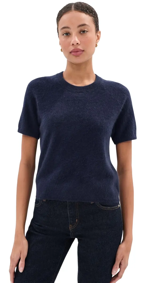 Rosa Short Sleeve Cashmere Sweater