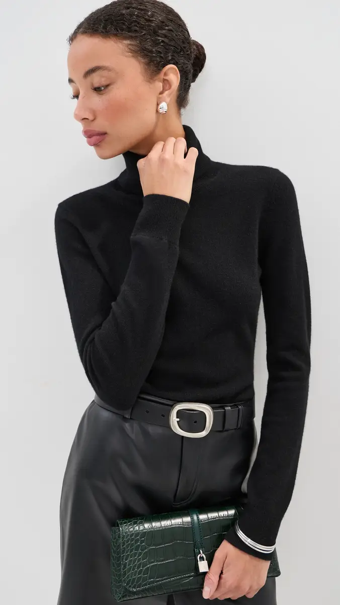 LE BOP Resa Turtleneck Cashmere Sweater | Thumbnail 3