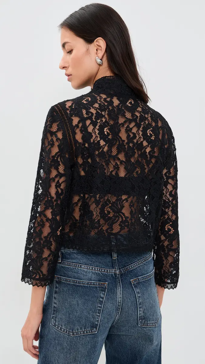 Frame The Lace Salon Top | Thumbnail 3