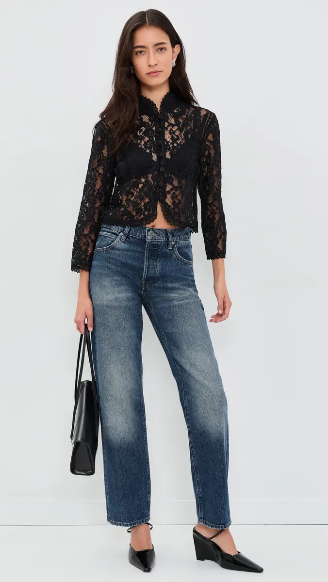 Frame The Lace Salon Top | Thumbnail 5