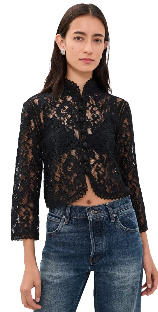 Frame The Lace Salon Top