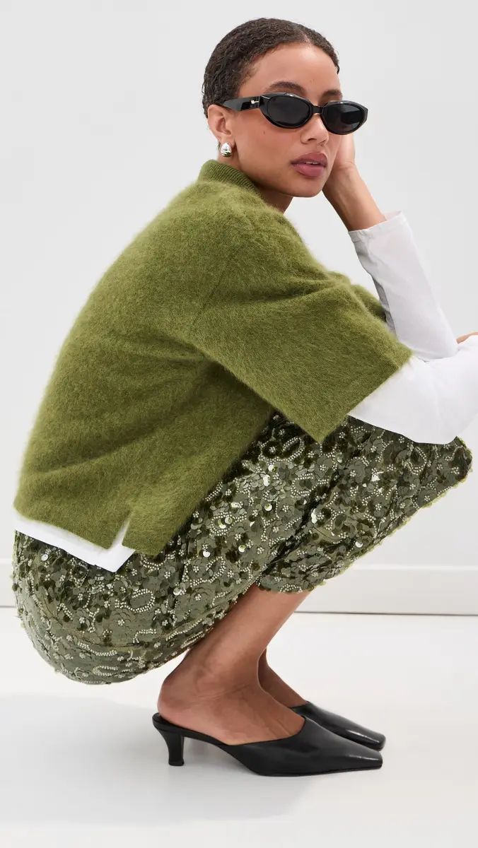 LE BOP Callie Brushed Wool Polo Sweater | Thumbnail 2