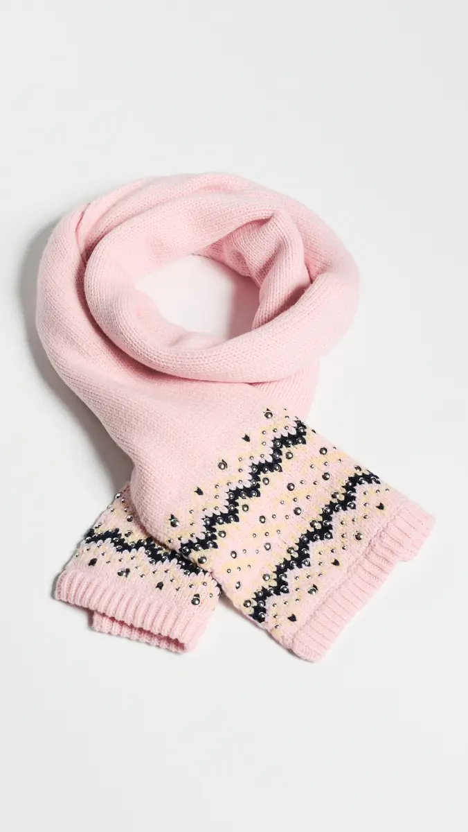 rag & bone Fallon Stud Fair Isle Scarf | Thumbnail 5 rag & bone Fallon Stud Fair Isle Scarf | Thumbnail 5