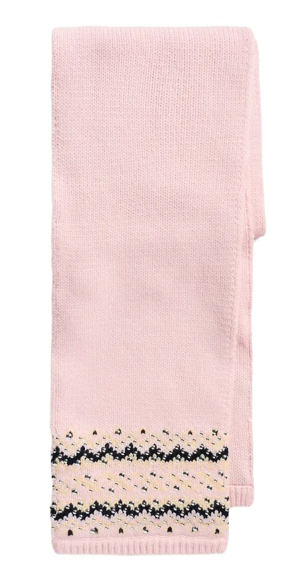 rag & bone Fallon Stud Fair Isle Scarf