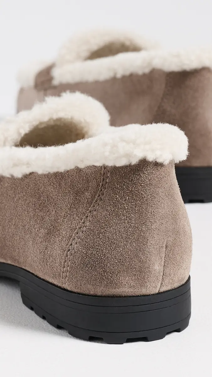 Veronica Beard Penny Lug Shearling Loafers | Thumbnail 4