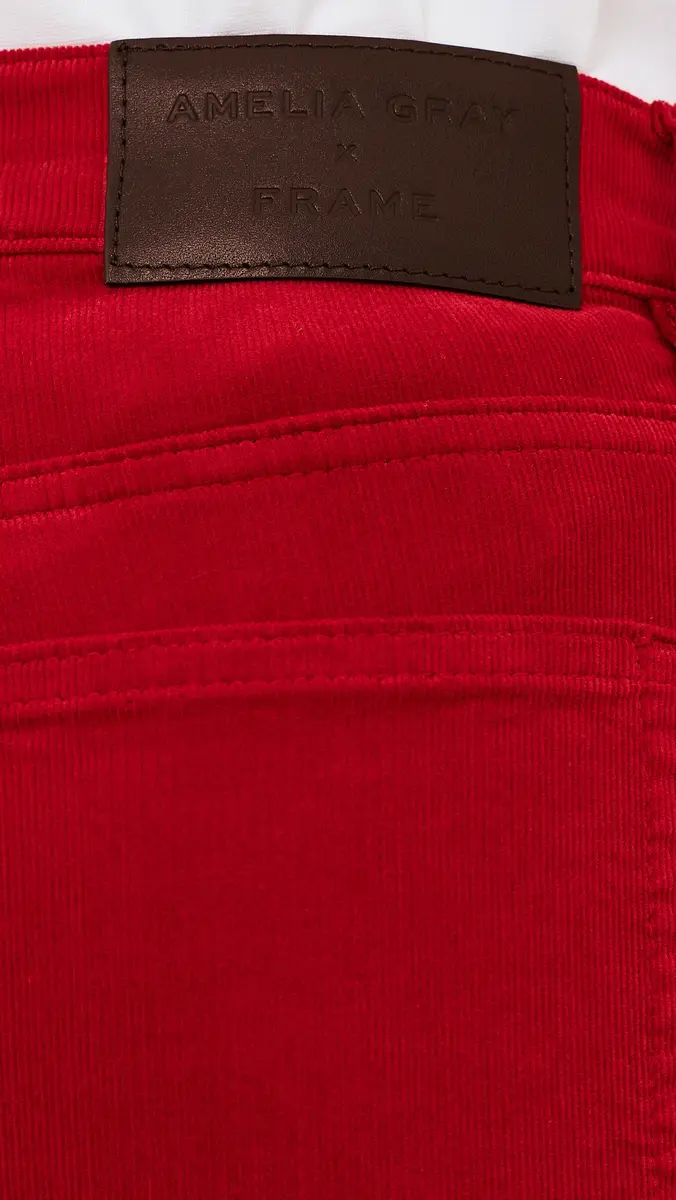 Frame x Amelia Gray The Corduroy Gray Pants | Thumbnail 6 Frame x Amelia Gray The Corduroy Gray Pants | Thumbnail 6