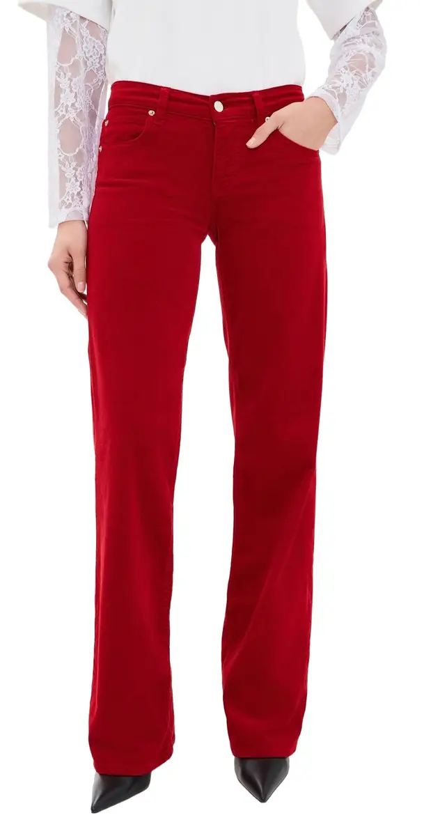 Frame x Amelia Gray The Corduroy Gray Pants