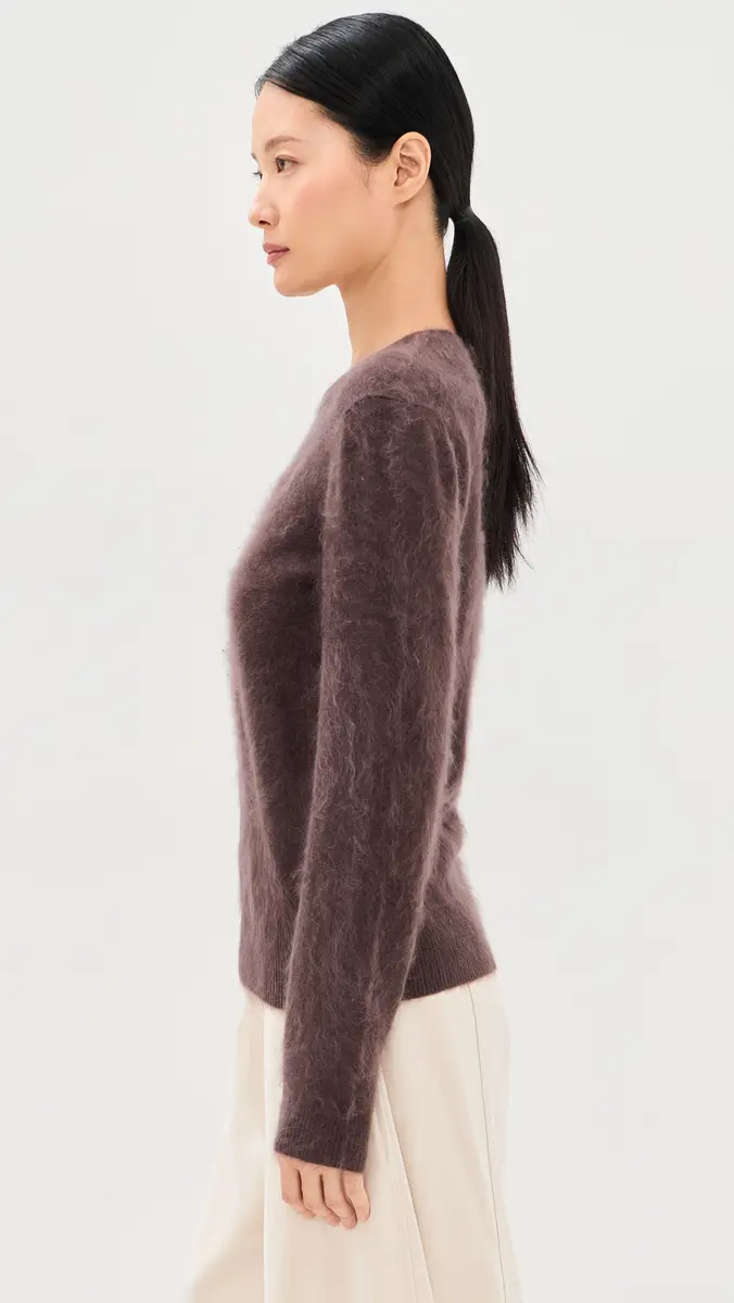 Veronica Beard Frankie Brushed Cashmere Pullover | Thumbnail 4