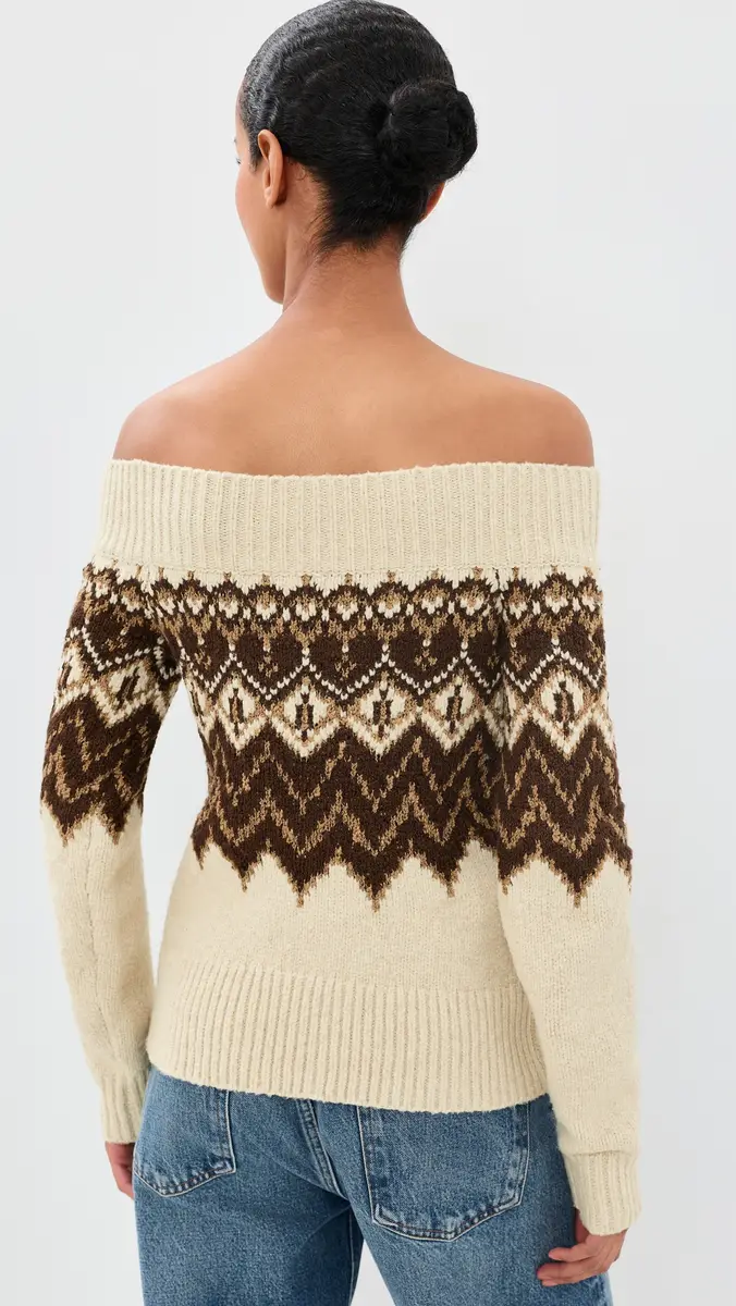 Moon River Off-Shoulder Sweater Top | Thumbnail 3 Moon River Off-Shoulder Sweater Top | Thumbnail 3