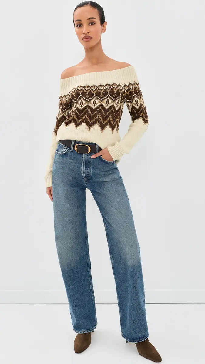 Moon River Off-Shoulder Sweater Top | Thumbnail 5 Moon River Off-Shoulder Sweater Top | Thumbnail 5