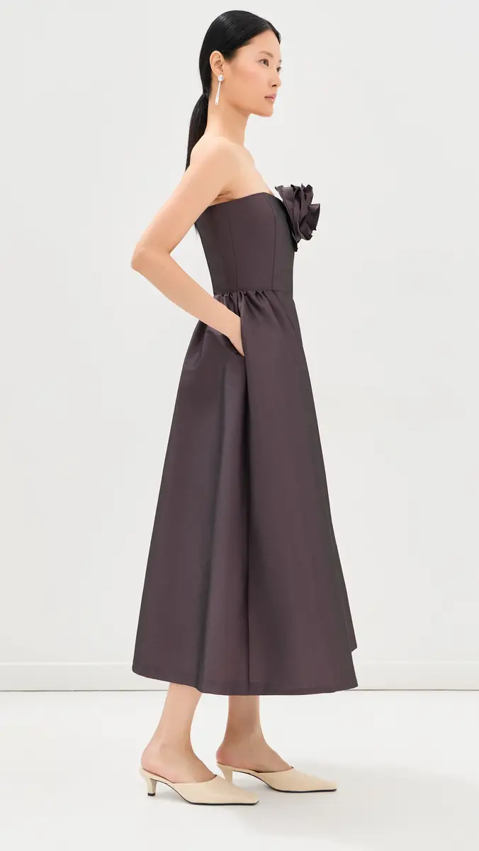 BERNADETTE Dette Rose Dress | Thumbnail 4