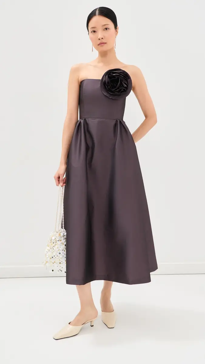 BERNADETTE Dette Rose Dress | Thumbnail 5
