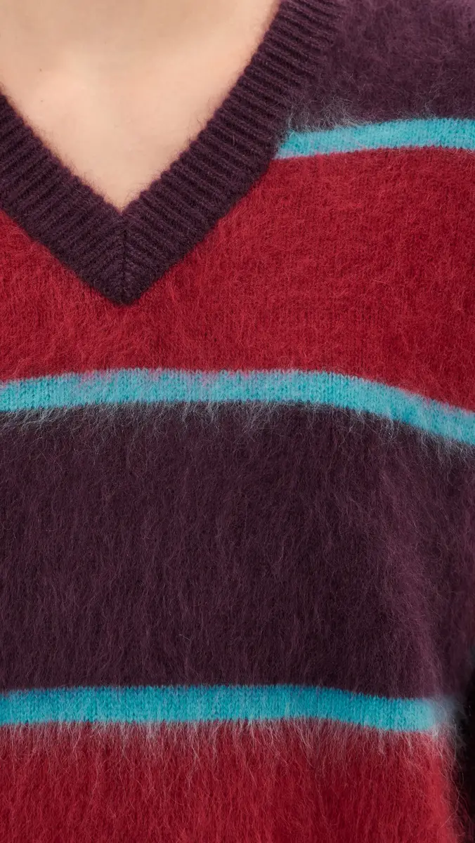 LE BOP June V Neck Cashmere Sweater | Thumbnail 6