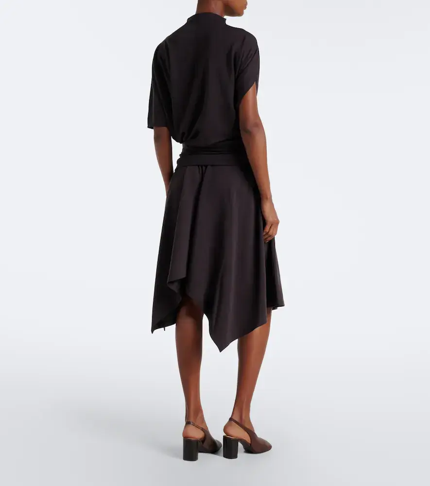 Lemaire Gathered wool-blend dress | Thumbnail 6 Lemaire Gathered wool-blend dress | Thumbnail 6