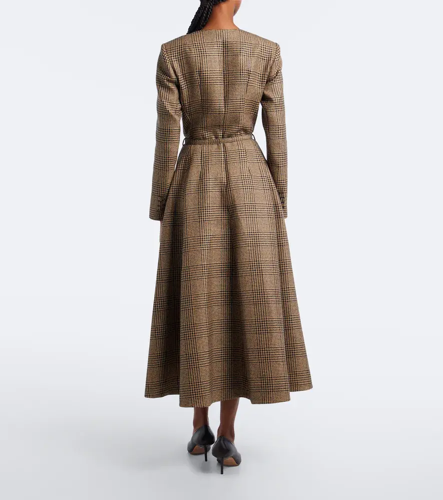 Emilia Wickstead Gilliane houndstooth wool-blend blazer dress | Thumbnail 5