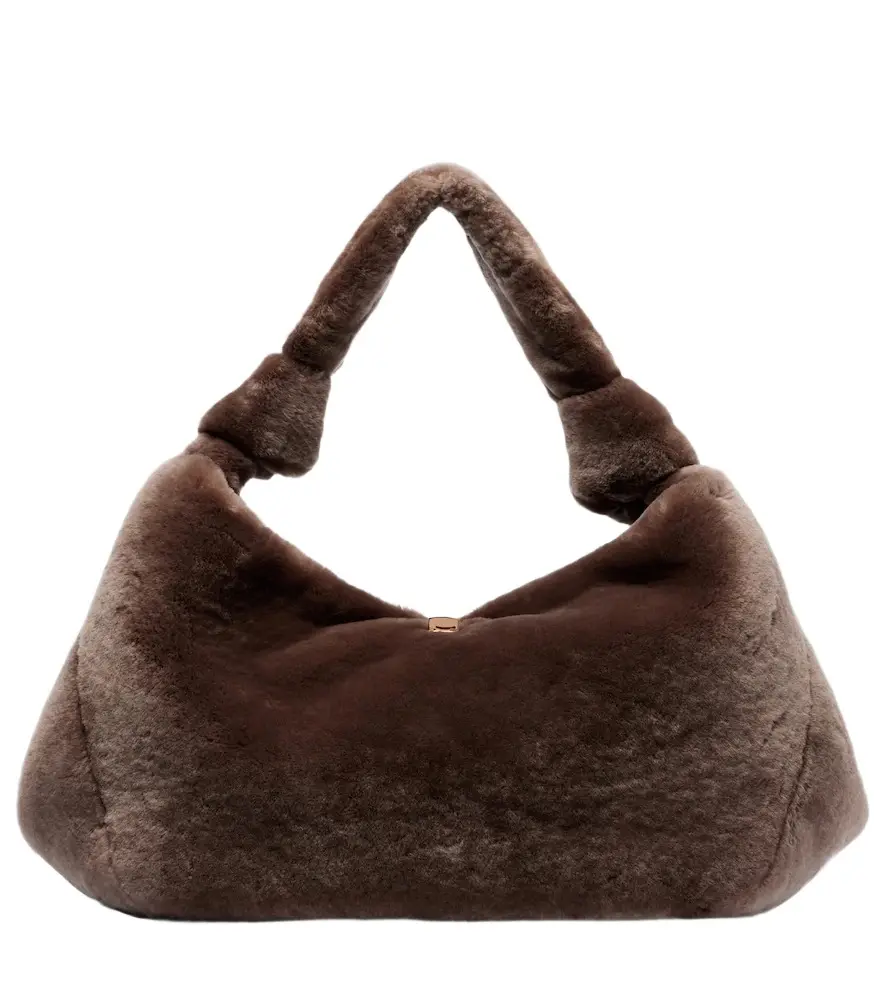 Antonia Small shearling top-handle bag Antonia Small shearling top-handle bag