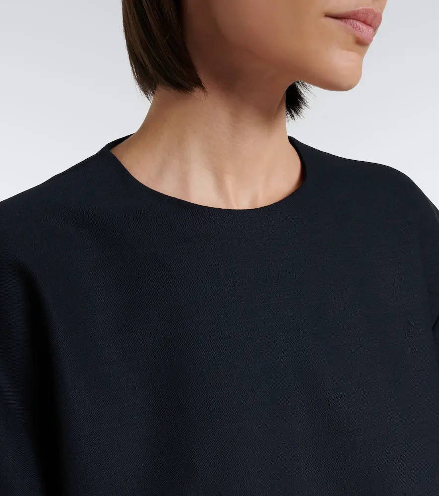 Plan C Embellished wool-blend gabardine minidress | Thumbnail 2
