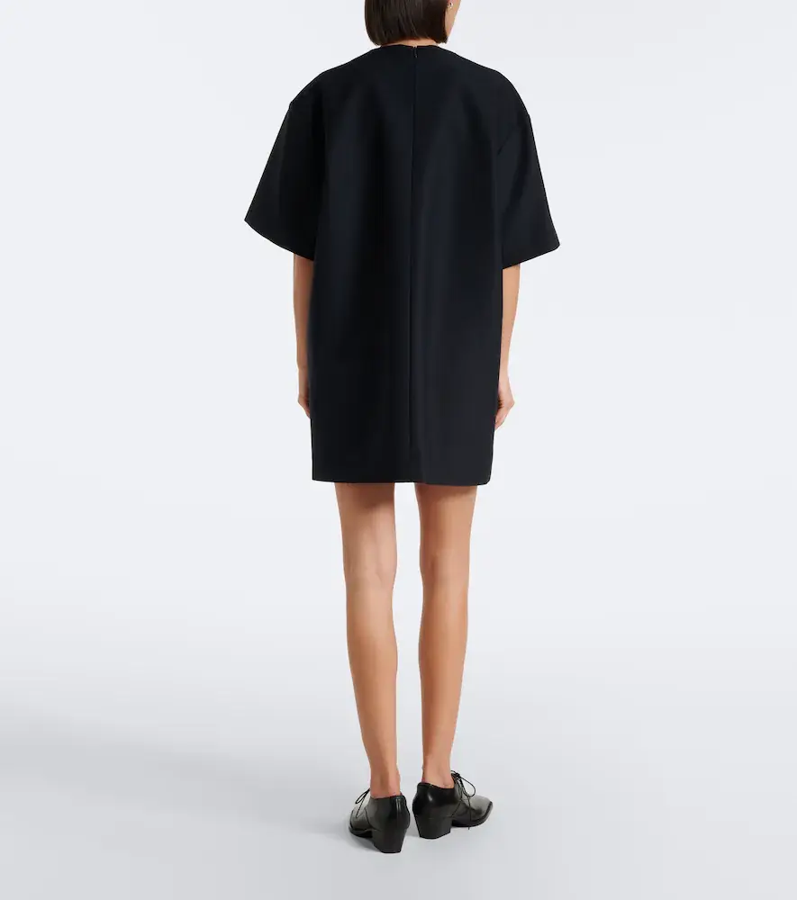 Plan C Embellished wool-blend gabardine minidress | Thumbnail 3