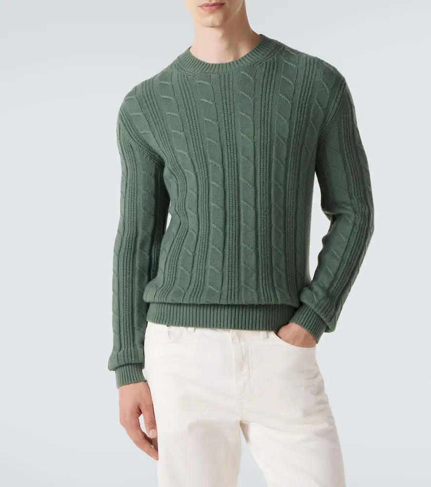 Zegna Cable-knit cashmere sweater | Thumbnail 2 Zegna Cable-knit cashmere sweater | Thumbnail 2