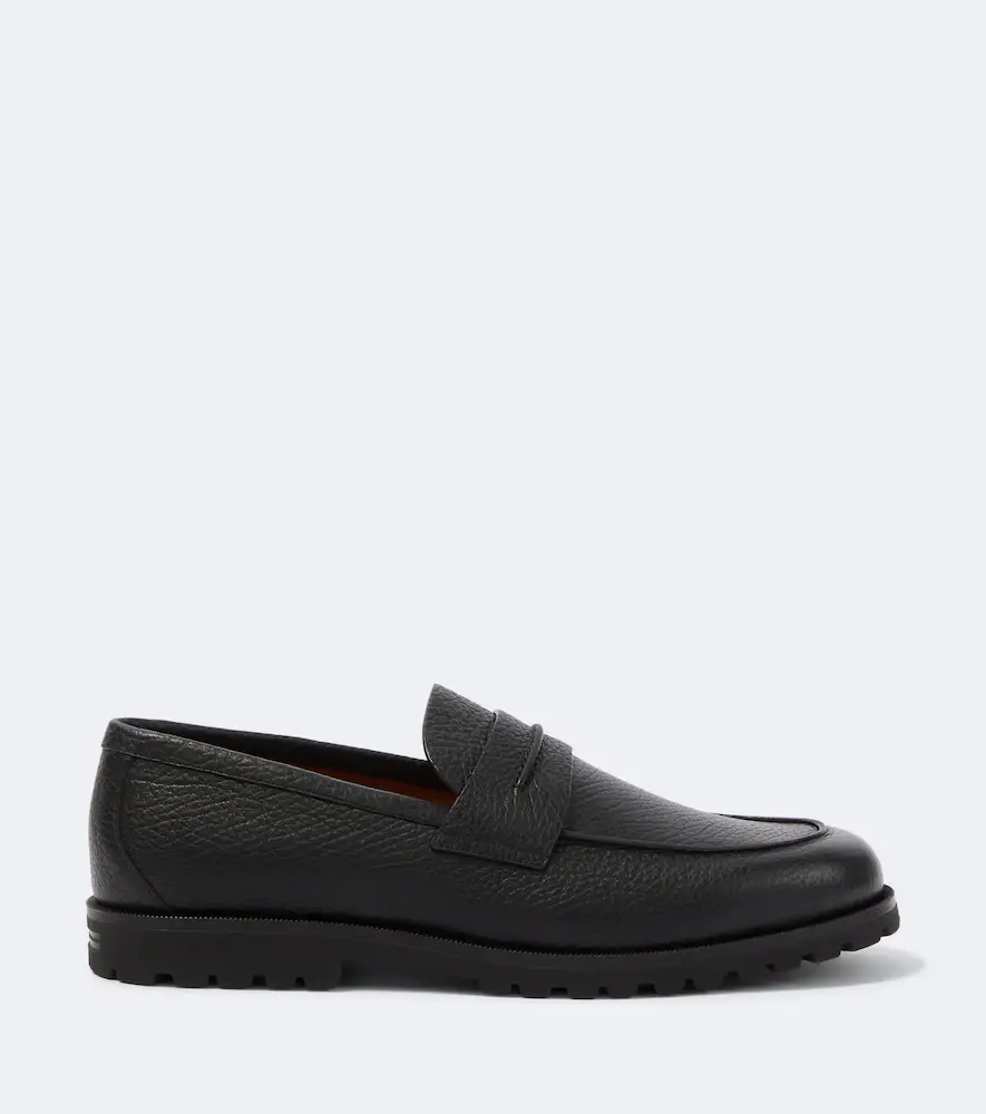 Zegna Pioggia leather loafers | Thumbnail 4 Zegna Pioggia leather loafers | Thumbnail 4